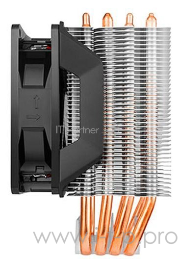 Вентилятор Cooler Master Hyper H411R, RPM, White LED fan, 100W (up to 120W), Full Socket Support (RR-H411-20PW-R1)