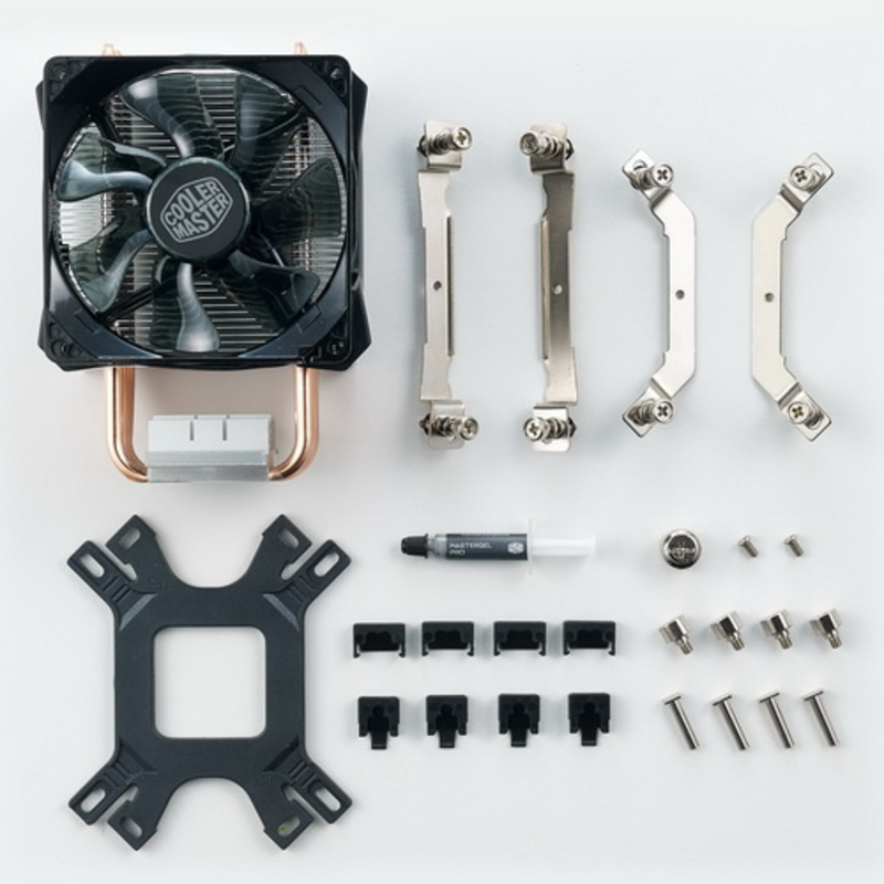 Вентилятор Cooler Master Hyper H411R, RPM, White LED fan, 100W (up to 120W), Full Socket Support (RR-H411-20PW-R1)