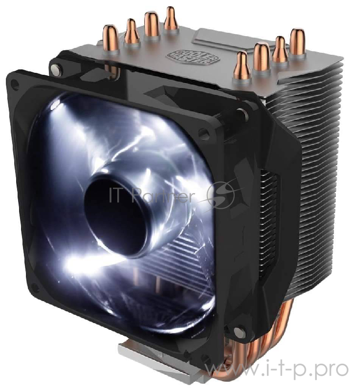 Вентилятор Cooler Master Hyper H411R, RPM, White LED fan, 100W (up to 120W), Full Socket Support (RR-H411-20PW-R1)
