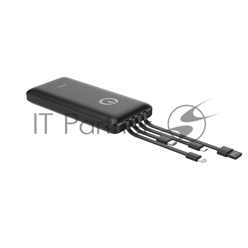 Powerbank Perfeo ABSOLUTE 10000mah In Micro usb,USB /Out USB,Micro usb,Type-C,Lightning, 2.1А/ Black (PF_B4878)