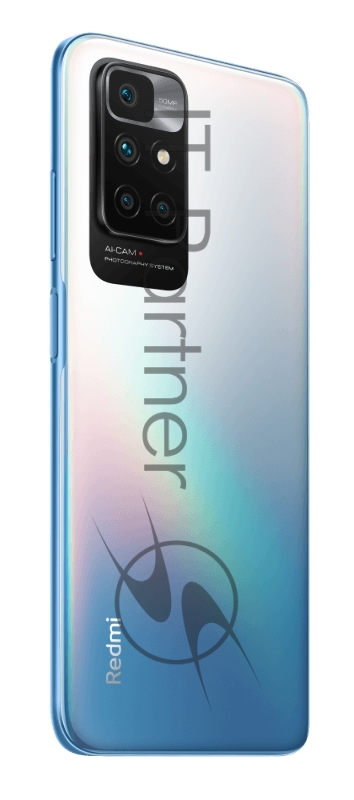 Смартфон Xiaomi Redmi 10 Sea Blue (21061119DG), 16,51 см (6.5) 1080 x 2400, 2,0 ГГц+1,8 ГГц, 8 Core, 4 GB, 128 GB, 512 GB, 50 МП+ 8 МП + 2 МП + 2 МП/8Mpix, 2 Sim, 2G, 3G, LTE, BL v5.1, WiFi 802.11 a/b/g/n/ac, NFC, A-GPS, GALILEO, BEIDOU, GLONASS, GPS