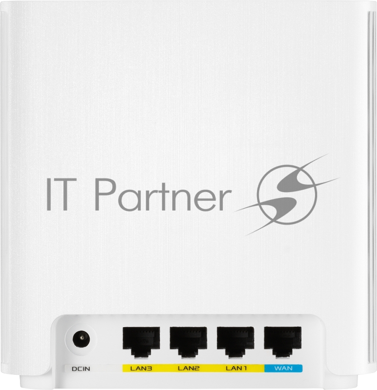 Роутер ASUS XD6 (W-1-PK) // , из 1 точек доступа, 802.11 a/b/g/n/ac/ax, 2,4 + 5 гГц, белый 90IG06F0-MO3R60