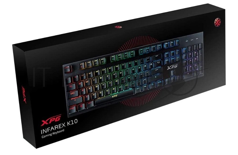 Игровая клавиатура XPG INFAREX K10 (Mem-chanical, USB, RGB подсветка)