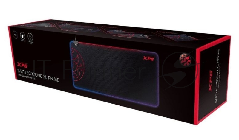 Игровой коврик для мыши XPG BATTLEGROUND XL PRIME (900 x 420 x 4 мм, RGB подсветка, USB, CORDURA®, каучук)
