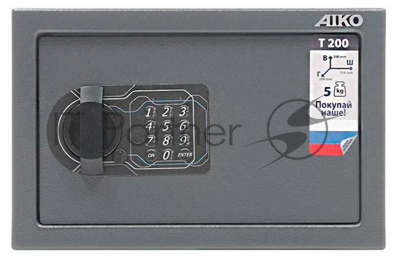 Сейф мебельный Aiko T 200 EL 200x310x200мм электронный