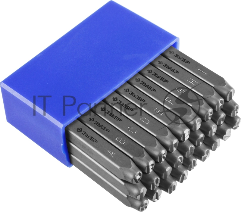 Клейма ЗУБР 21505-05_z01 буквенные латинские шрифт 5мм