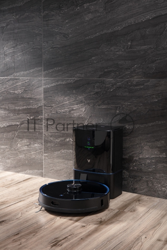 Робот-пылесос с базой VIOMI Robot Cleaner S9 Подключение:WiFi/MiHome/Мощнос всасывания:2.8кПа/Батарея:5200 уборка/Очистка контейнера на базе/Цвет:Черный V-RVCLMD28B