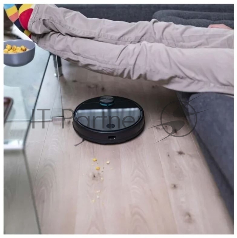 Робот-пылесос VIOMI Robot Cleaner SE Black Подключение:WiFi/MiHome/Мощнос всасывания:2.2кПа/Батарея:3200 уборка/Цвет:Черный V-RVCLM21A B