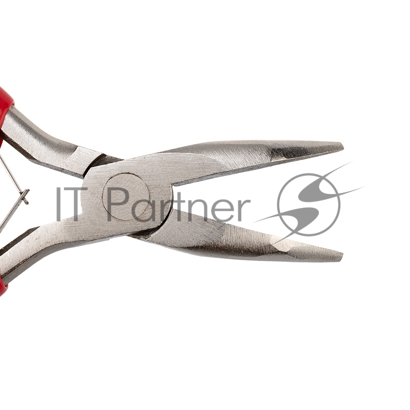 Тонкогубцы изогнутые REXANT Мини 120 мм никелированные, авторазжим, обливные рукоятки