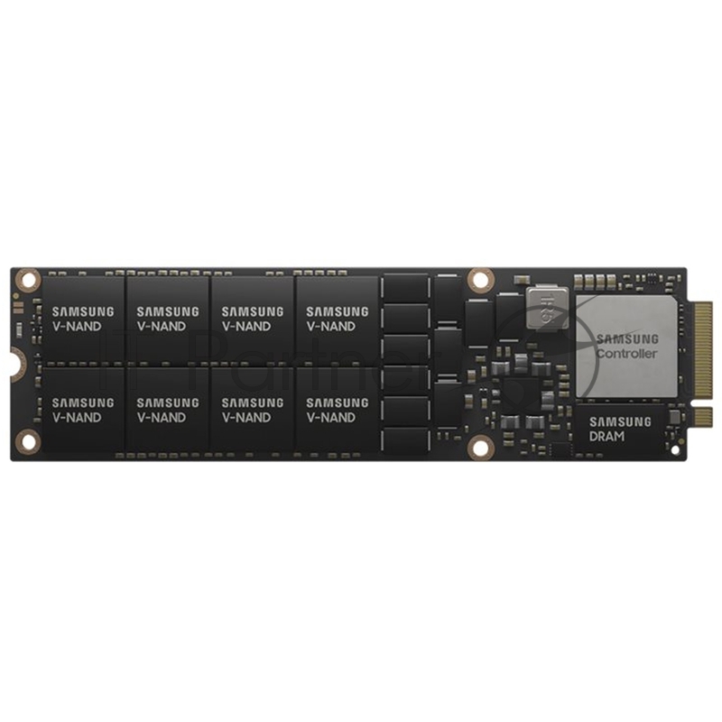 Накопитель Samsung Enterprise SSD, M.2, PM983, 3840GB, NVMe/PCIE 3.1 x4, R3000/W1400Mb/s, IOPS(R4K) 480K/42K, MTBF 2M, 1.3 DWPD, 3 years