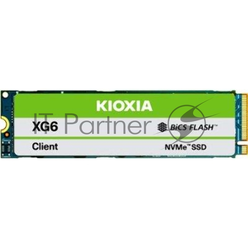 Накопитель SSD M.2 2280 256GB KIOXIA (Toshiba) XG6 Client SSD KXG60ZNV256G PCIe Gen3x4 with NVMe, 3050/1550, IOPS ?K, MTBF 1.5M, 3D TLC, Bulk