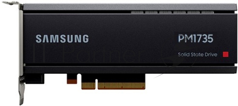 Твердотельный накопитель Samsung SSD 1600GB PM1735 HHHL PCIe Gen4 x8 R/W 7000/2400 MB/s 1 000 000/200 000 IOPs DWPD3 5Y