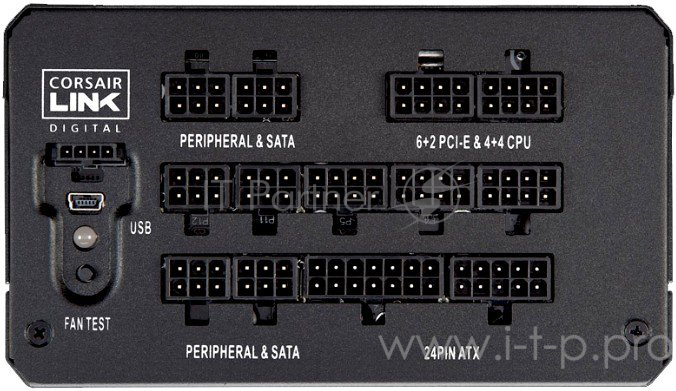 Блок питания Corsair HX850i CP-9020073-EU 850W Full Modular Power Supply, RTL {2}