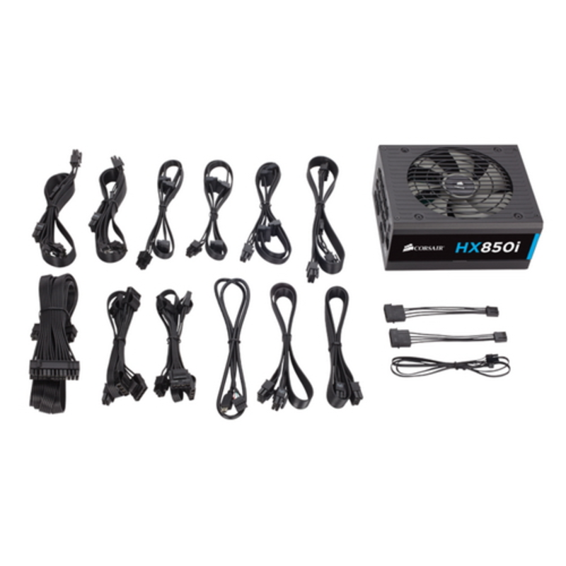 Блок питания Corsair HX850i CP-9020073-EU 850W Full Modular Power Supply, RTL {2}