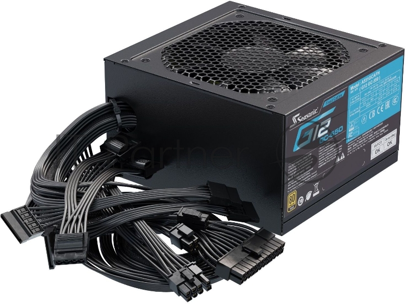 Блок питания Seasonic ATX 550W G12 GC-550 80+ gold (24+4+4pin) 120mm fan 3xSATA RTL
