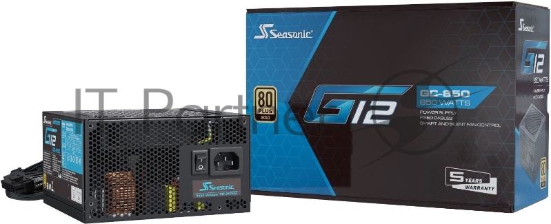 Блок питания Seasonic ATX 850W G12 GC-850 80+ gold (24+8+4+4pin) 120mm fan 6xSATA RTL
