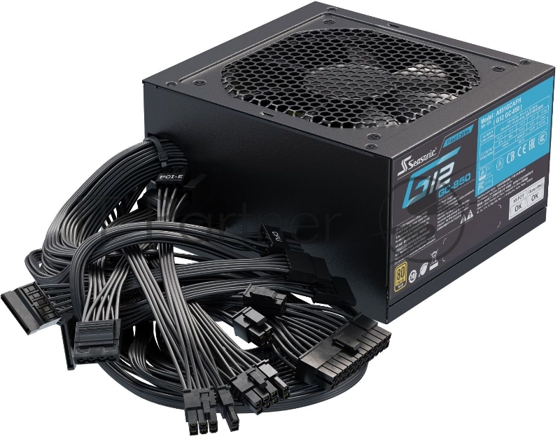 Блок питания Seasonic ATX 850W G12 GC-850 80+ gold (24+8+4+4pin) 120mm fan 6xSATA RTL