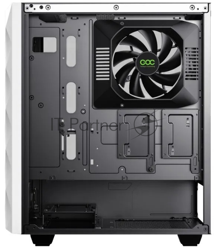 GameMax Корпус Diamond COC (ATX,Черн,USB3.0,Зак.стекло,1* MB turbo fan, без БП)