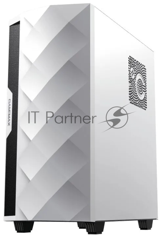 GameMax Корпус Diamond COC (ATX,Черн,USB3.0,Зак.стекло,1* MB turbo fan, без БП)