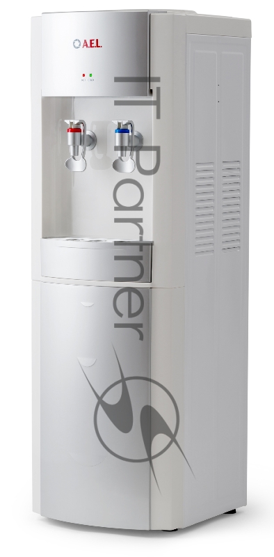 Кулер AEL LD-AEL-28 напольный электронный белый/серебристый