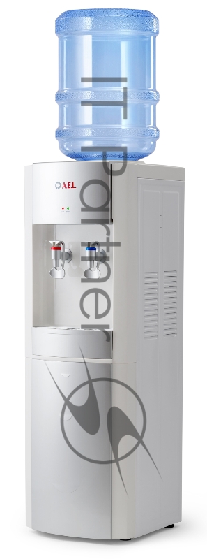 Кулер AEL LD-AEL-28 напольный электронный белый/серебристый