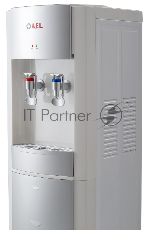 Кулер AEL LD-AEL-28 напольный электронный белый/серебристый