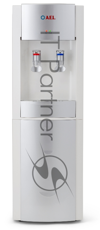 Кулер AEL LD-AEL-28 напольный электронный белый/серебристый