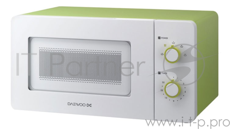 Микроволновая печь Микроволновая Печь Daewoo KOR-5A17 15л. 500Вт зеленый
