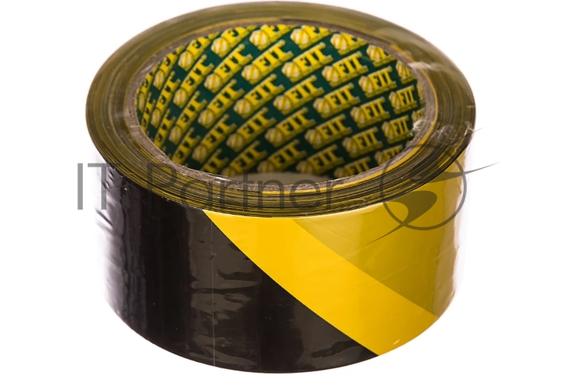 Лента FIT IT сигнальная, черно-желтая , 50*100м 11855