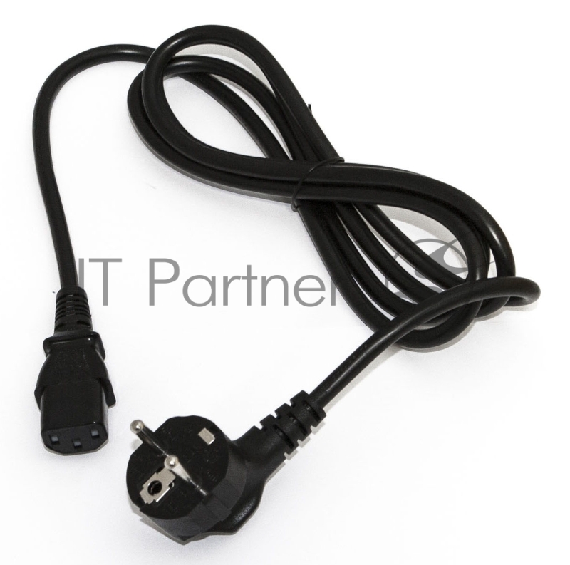 Кабели Силовые Hyperline PWC-IEC13-SHM-1.8-BK Кабель питания компьютера (Shucko+C13) (3x0.75), 1.8м