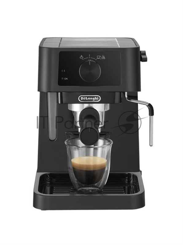 Кофеварка DeLonghi EC230 Black рожковая черная