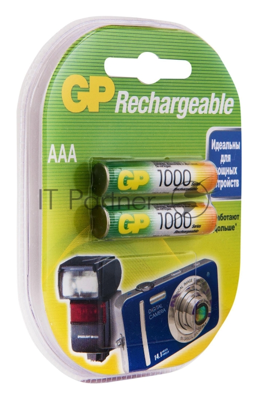 Аккумулятор GP 100AAAHC AAA NiMH 1000mAh (2шт)