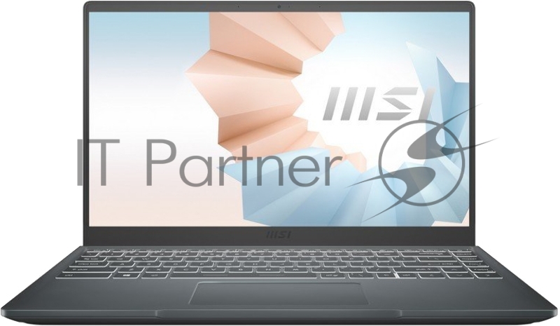 Modern 14 B11SBU-676RU (MS-14D2) 14.0 FHD(1920x1080)/Intel Core i7-1195G7 2.90GHz Quad/16GB+512GB SSD/GF MX450 2GB/WiFi/BT5.1/1.0MP/microSD/3