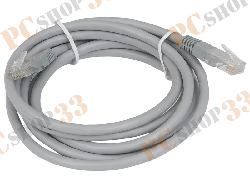 Патч-корд UTP 6 кат. с разъемами RJ-45, 24AWG/0.51мм, CCAW (2.0м)