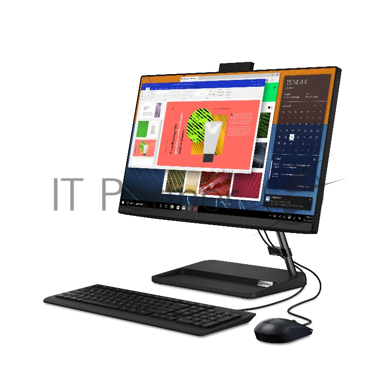 Моноблок Lenovo IdeaCentre AIO 3 22ITL6 21.5(1920x1080)/Intel Core i5 1135G7(2.4Ghz)/8192Mb/256SSDGb UHD Graphics/BT/WiFi/war 1y/6.07kg/black/W10 + Keyboard, mouse USB