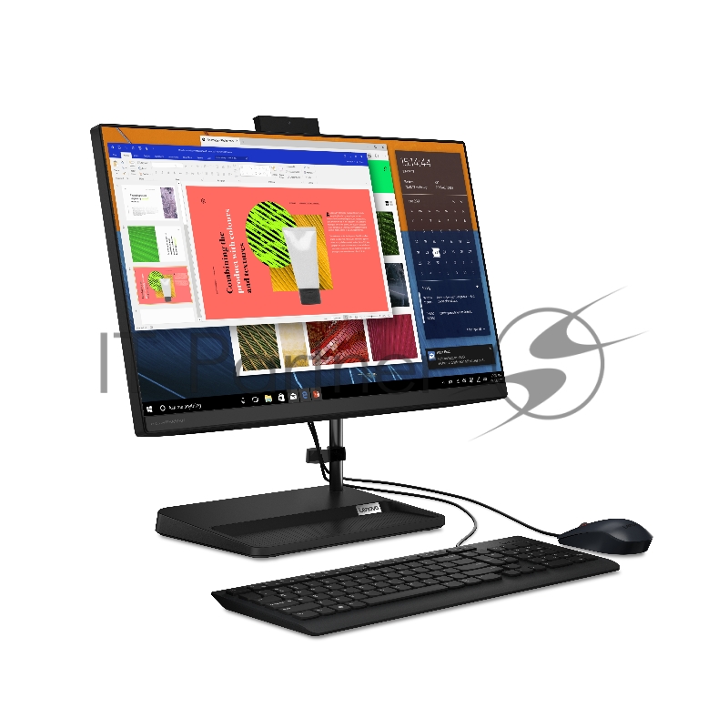 Моноблок Lenovo IdeaCentre AIO 3 22ITL6 21.5(1920x1080)/Intel Core i5 1135G7(2.4Ghz)/8192Mb/256SSDGb UHD Graphics/BT/WiFi/war 1y/6.07kg/black/W10 + Keyboard, mouse USB