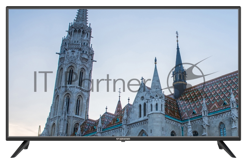 Телевизор LED Starwind 40 SW-LED40SB300 Яндекс.ТВ черный FULL HD 60Hz DVB-T DVB-T2 DVB-C DVB-S DVB-S2 USB WiFi Smart TV (RUS)