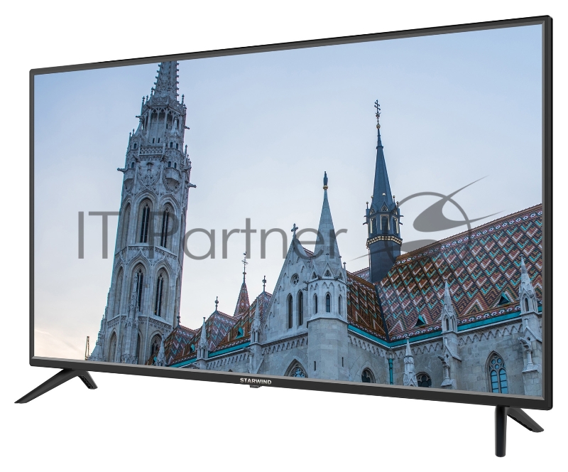 Телевизор LED Starwind 40 SW-LED40SB300 Яндекс.ТВ черный FULL HD 60Hz DVB-T DVB-T2 DVB-C DVB-S DVB-S2 USB WiFi Smart TV (RUS)