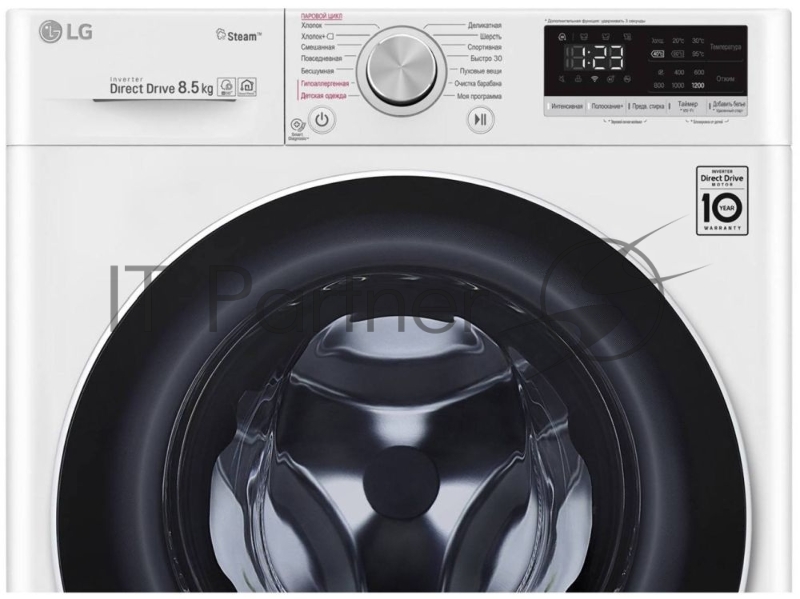 Стиральная машина LG F2V5GS0W класс: A загр.фронтальная макс.:8.5кг белый