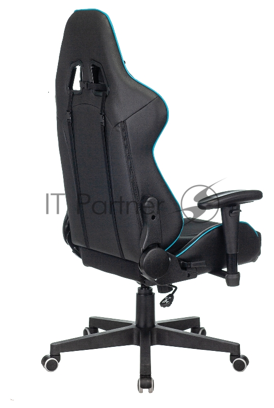 Кресло игровое A4Tech X7 GG-1100 черный/голубой текстиль/эко.кожа крестовина пластик