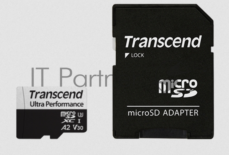 Флеш-накопитель Transcend Карта памяти 64GB UHS-I U3 microSD w/ adapter A2 Ultra Performance R/W:160/125 MB/s