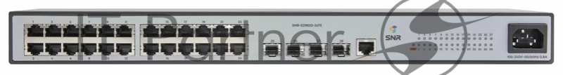 Управляемый коммутатор уровня 2, 24 порта 10/100/1000Base-T и 4 порта 100/1000BASE-X (SFP) ( repl. SNR-S2982G-24TE )