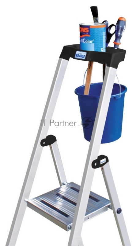 SAFETY Складная стремянка 6 ступ. с полочкой