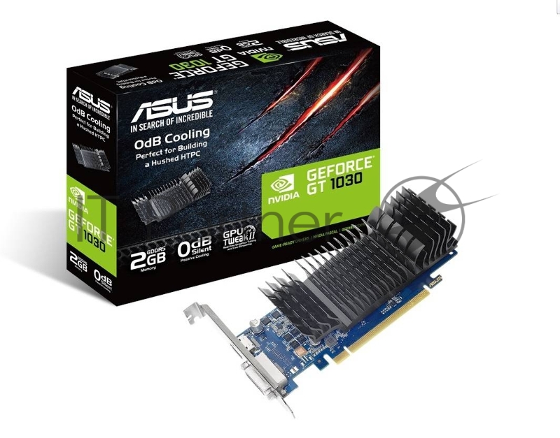 Видеокарта ASUS NVIDIA GT1030-SL-2G-BRK GeForce Gt1030 VGA Retail