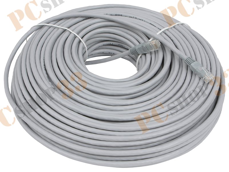 Патч-корд UTP 6 кат. с разъемами RJ-45, 24AWG/0.51мм, CCAW (50м)