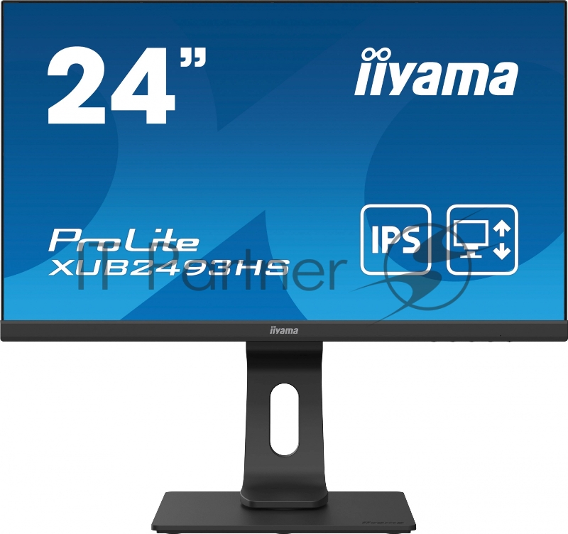 Монитор Iiyama 23.8 ProLite XUB2493HS-B4 черный IPS LED 16:9 HDMI M/M матовая HAS Pivot 250cd 178гр/178гр 1920x1080 D-Sub DisplayPort FHD 4.8кг