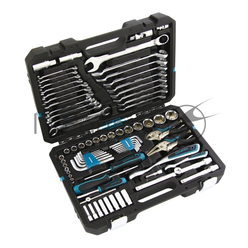 Набор инструментов Gross 78 пред. , 120 зубьев, CrV, 1/4, 1/2 14148