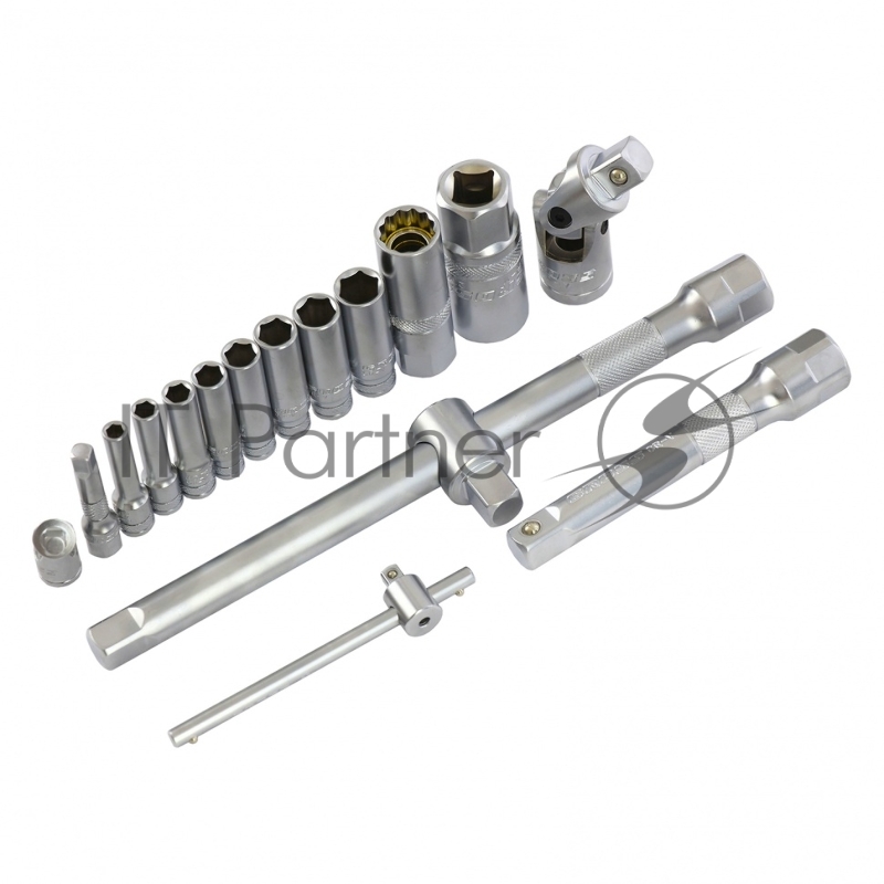 Набор инструментов Gross 78 пред. , 120 зубьев, CrV, 1/4, 1/2 14148