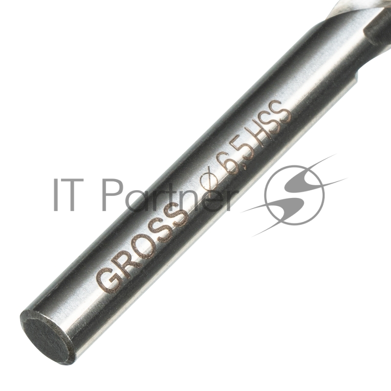 Сверло спиральное GROSS по металлу 6,5 мм, HSS, 338 W // GROSS 71615