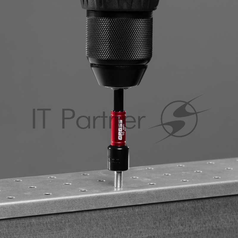 Бита с торцевой головкой GROSS , магнит. Nut-Driver, 10 мм, S2//Gross 11619